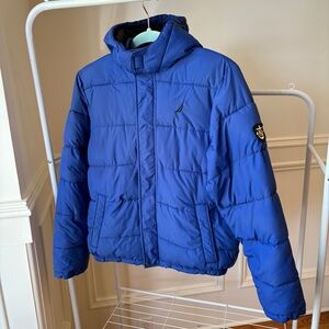 Nautica Kids Blue Puffer Jacket